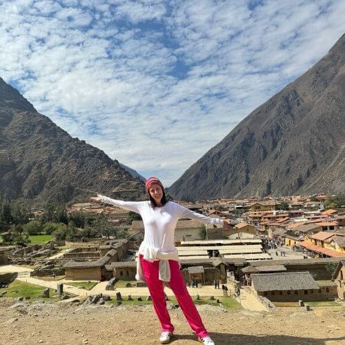 Leonor Fernandez traveler from Mexico visiting Peru with Santu Tours